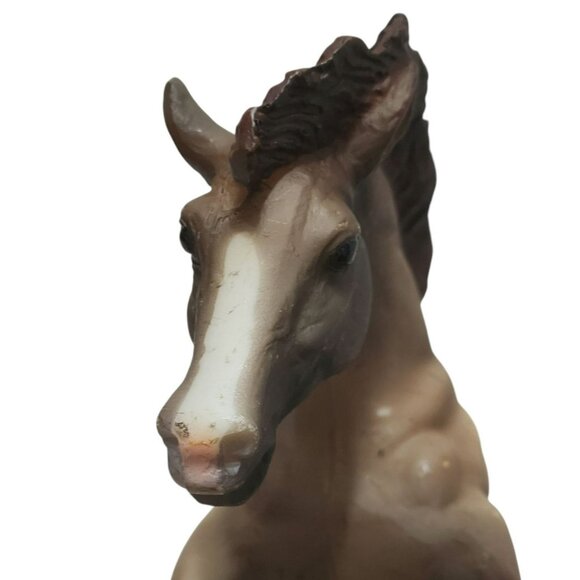 1998 Breyer Bucking Bronco Rearing Horse #730 Brown Matte Rose Dun Classic Rodeo - Picture 3 of 16